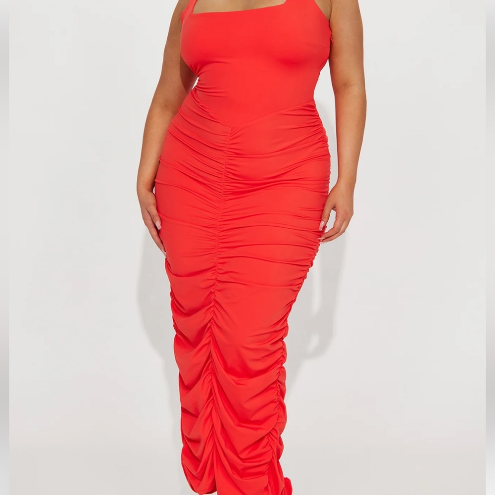 Ruched Maxi Dress